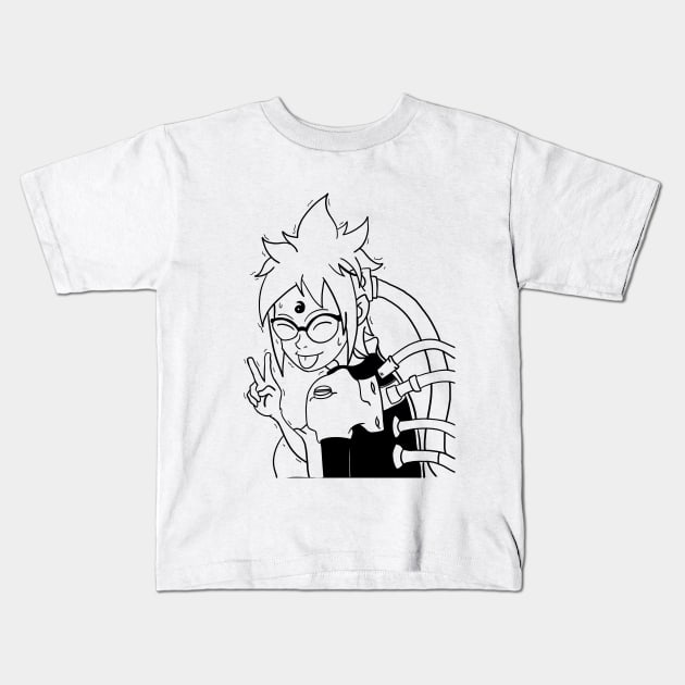 Hachi Kids T-Shirt by chqse